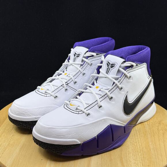 Nike Kobe I Protro White Black Court Purple IM0542-100 Size 10